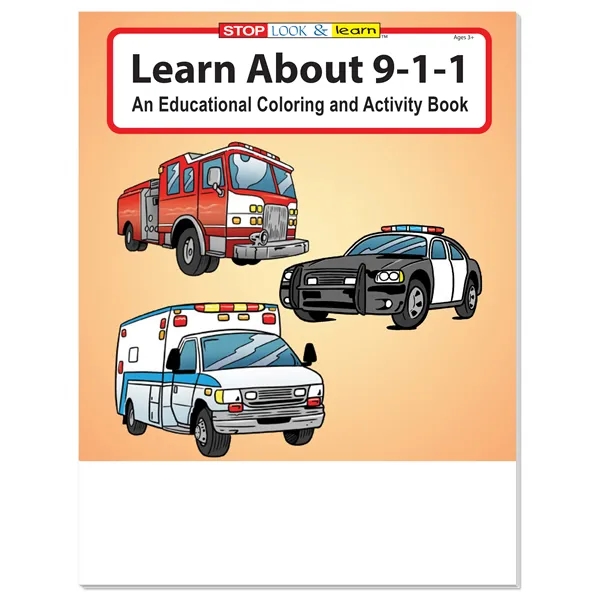 Custom Coloring Book: Learn About 911