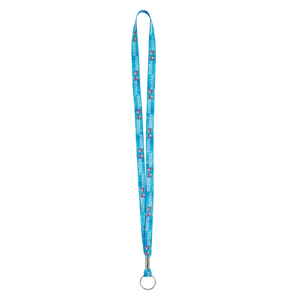 Good Value™ 1/2" RPET Fine-Print Lanyard