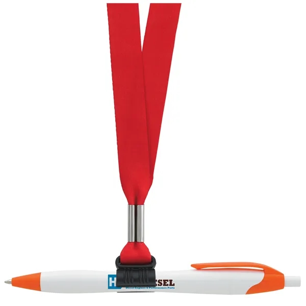 Good Value™ 1/2" RPET Fine-Print Lanyard