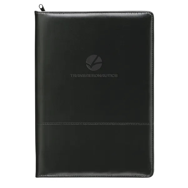 Good Value™ Script Zippered Padfolio