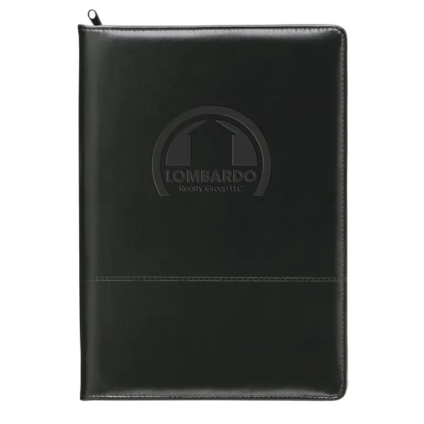 Good Value™ Script Zippered Padfolio