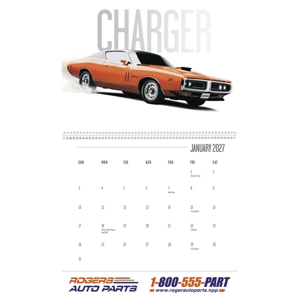 Triumph® Calendars Classic Muscle Cars Calendar