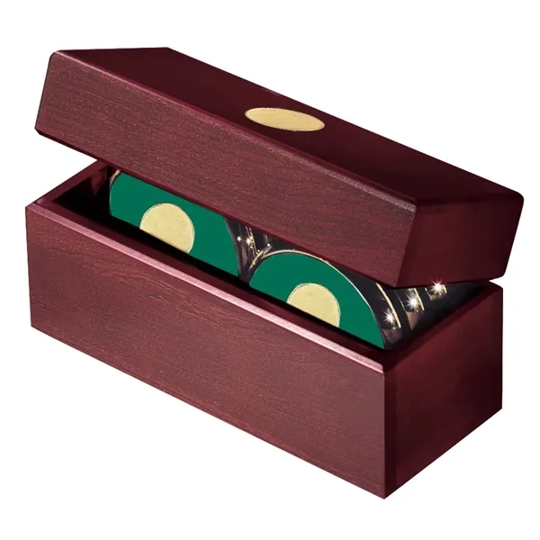 JAFFA® Six Coasters with Solid Cherry Chest