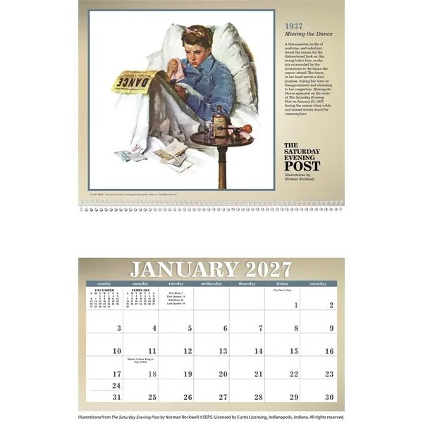 Triumph® Calendars The Saturday Evening Post Illustration...