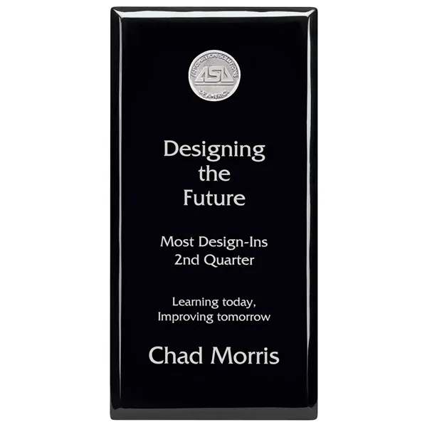 JAFFA® Black Plaque - 6" x 12"