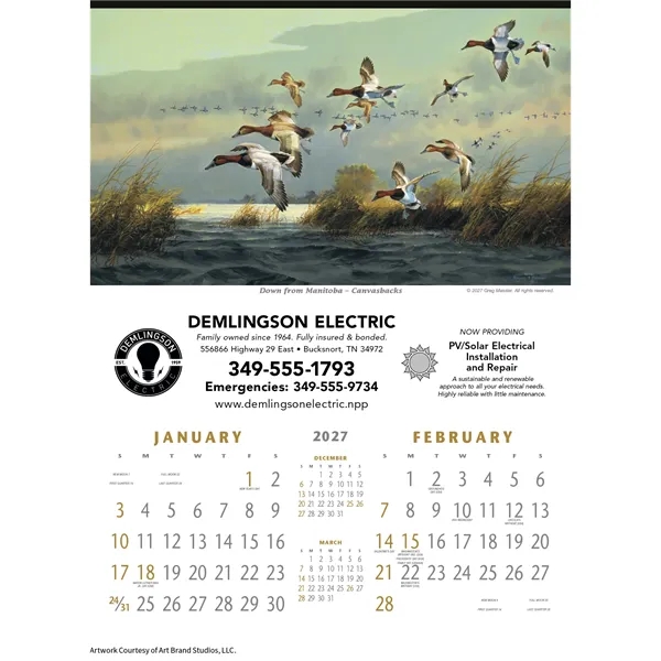 Triumph® Calendars North American Waterfowl Calendar