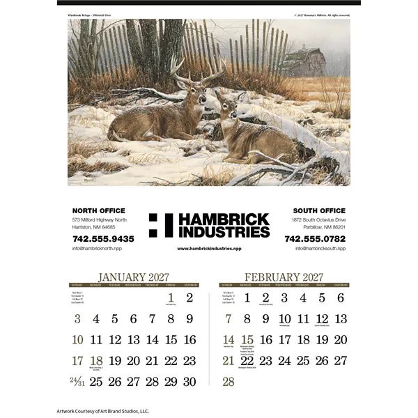 Triumph® Calendars Wildlife Art Calendar