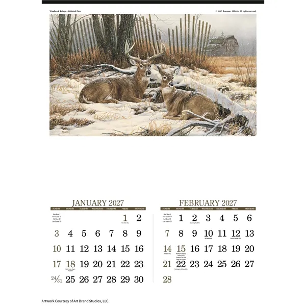 Triumph® Calendars Wildlife Art Calendar