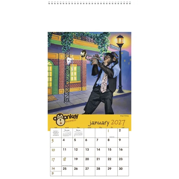 Triumph® Calendars Monkey Business Calendar