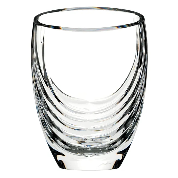MARIO CIONI Siena Clear Crystal Vase