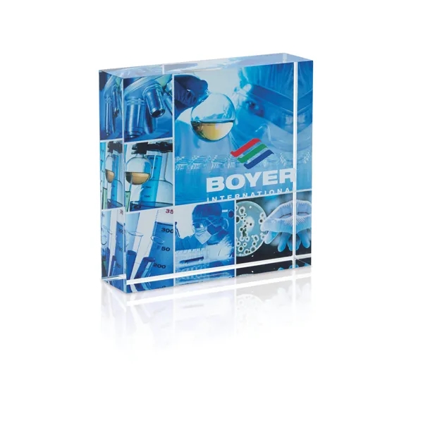 JAFFA® Square Acrylic Paperweight