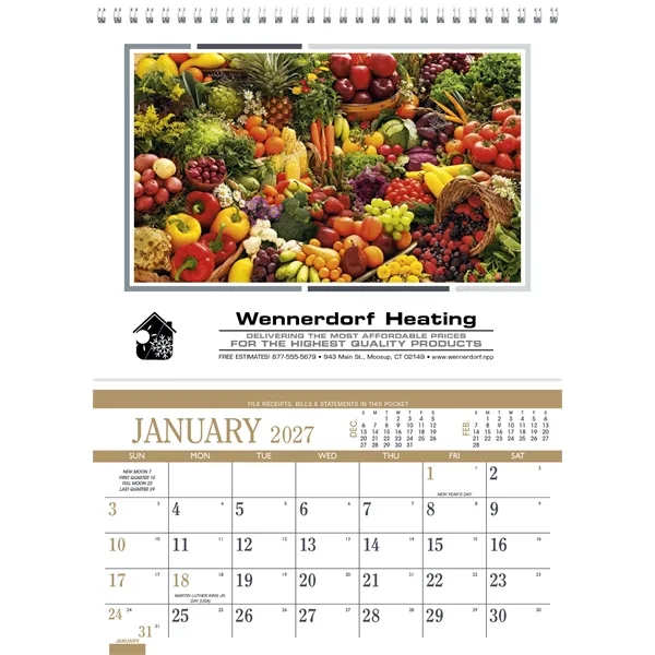 Triumph® Calendars Recipe Pocket Calendar