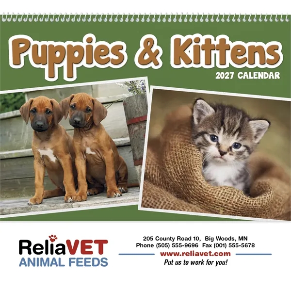 Triumph® Calendars Puppies & Kittens Pocket Calendar
