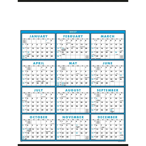 Triumph® Calendars Span-A-Year Non-Laminated Calendar