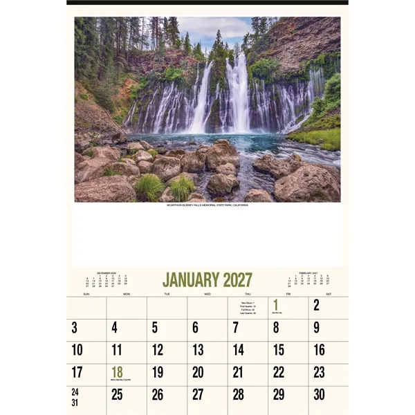 Products Scenic America® Executive-White Ad Calendar