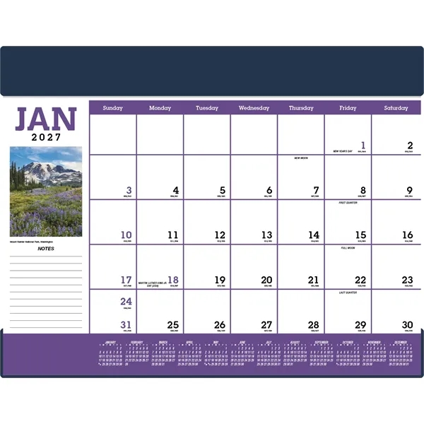 Triumph® Calendars Scenic Desk Pad