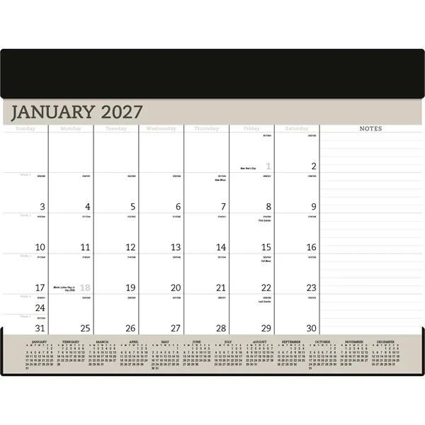 Triumph® Calendars Vinyl Desk Pad