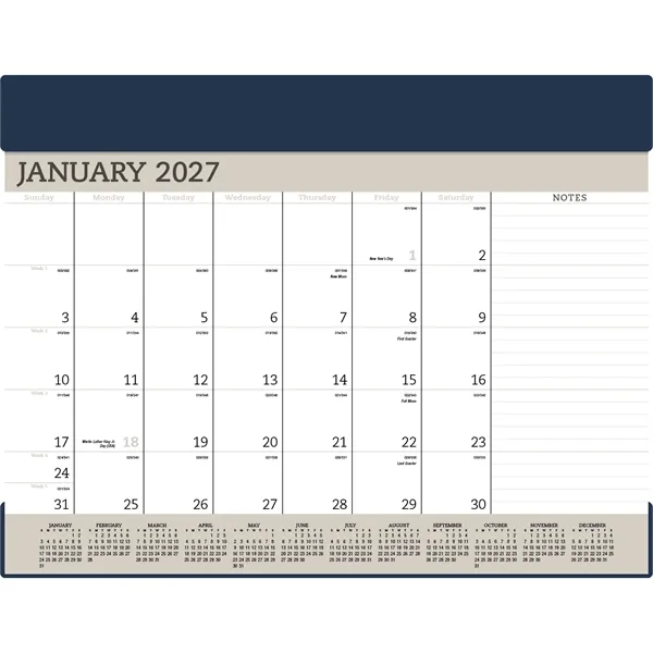 Triumph® Calendars Vinyl Desk Pad