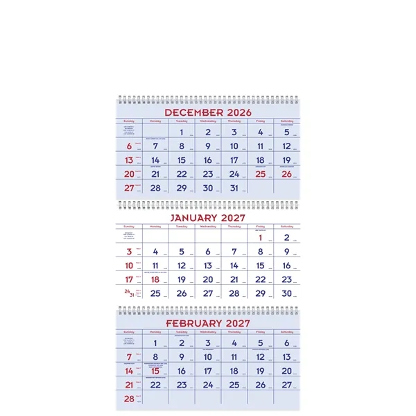 Triumph® Calendars Red & Blue Commercial Planner