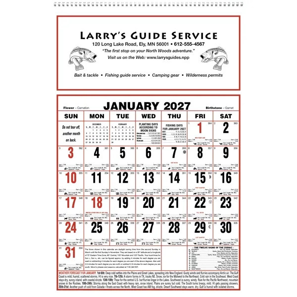 Triumph® Calendars Large Almanac