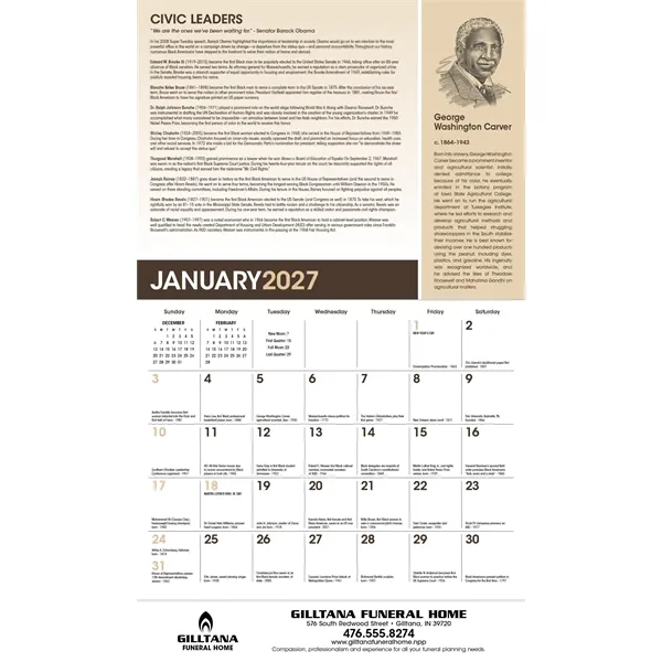 Triumph® Calendars African-American Heritage Barack Obama...