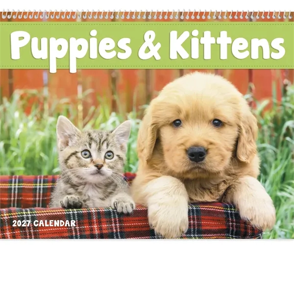 Good Value™ Puppies & Kittens - Spiral Calendar