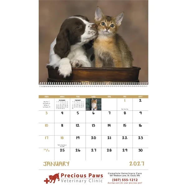 Good Value™ Puppies & Kittens - Spiral Calendar