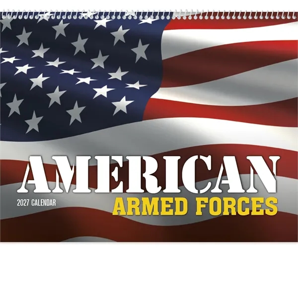 Good Value™ American Armed Forces - Spiral Calendar