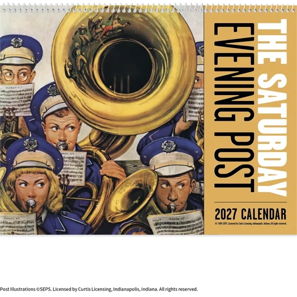 Good Value™ The Saturday Evening Post - Spiral Calendar