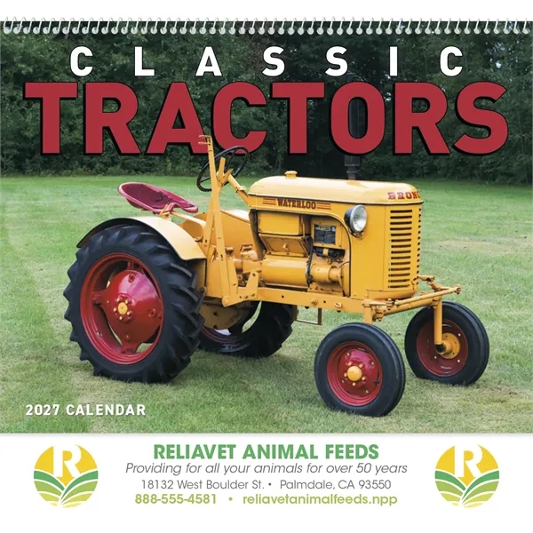 Good Value™ Classic Tractor - Spiral Calendar