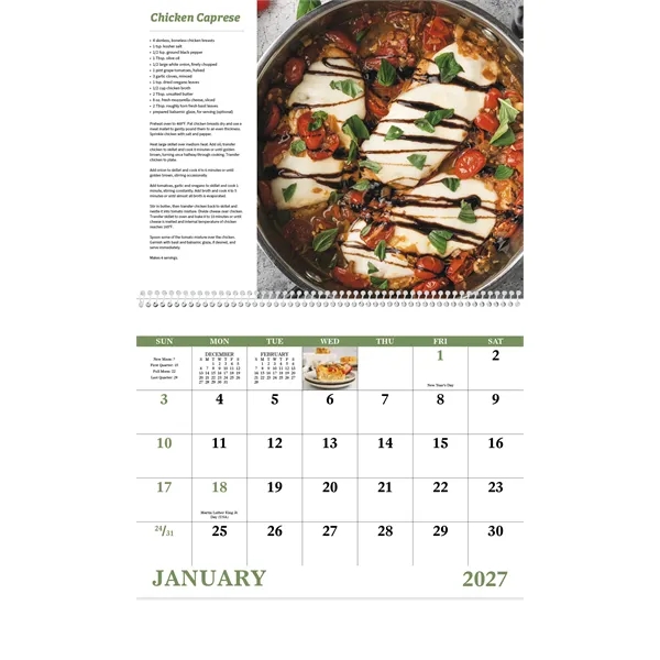 Good Value™ Delicious Dining - Spiral Calendar