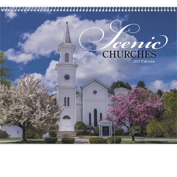 Good Value™ Scenic Churches - Spiral Calendar