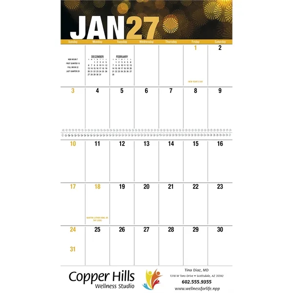 Good Value™ Seasonal Expressions Big Block Calendar