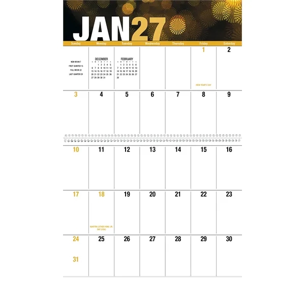 Good Value™ Seasonal Expressions Big Block Calendar