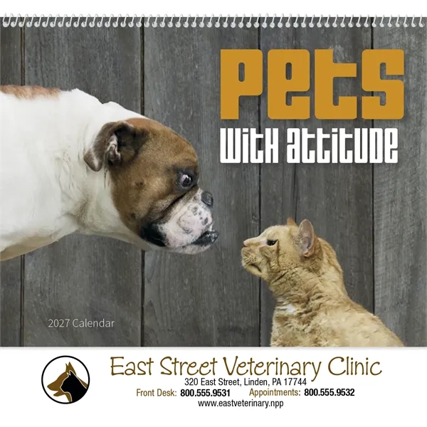 Good Value™ Pets with Attitude - Spiral Calendar