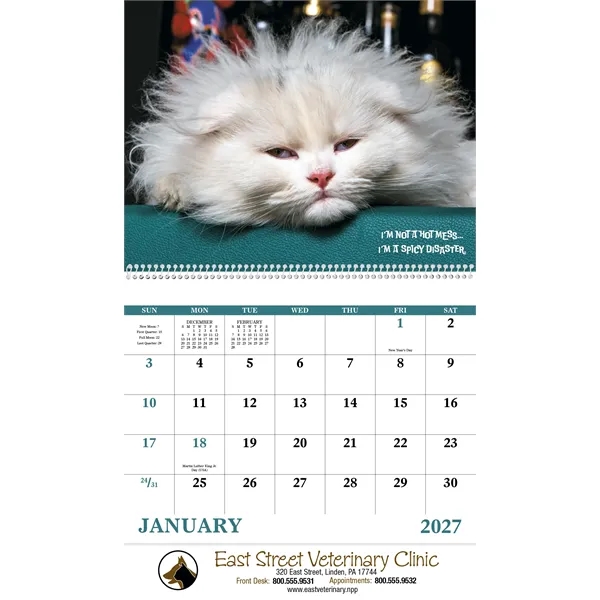 Good Value™ Pets with Attitude - Spiral Calendar