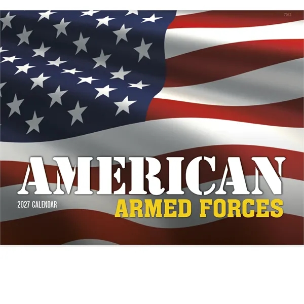 Good Value™ American Armed Forces - Stapled Calendar