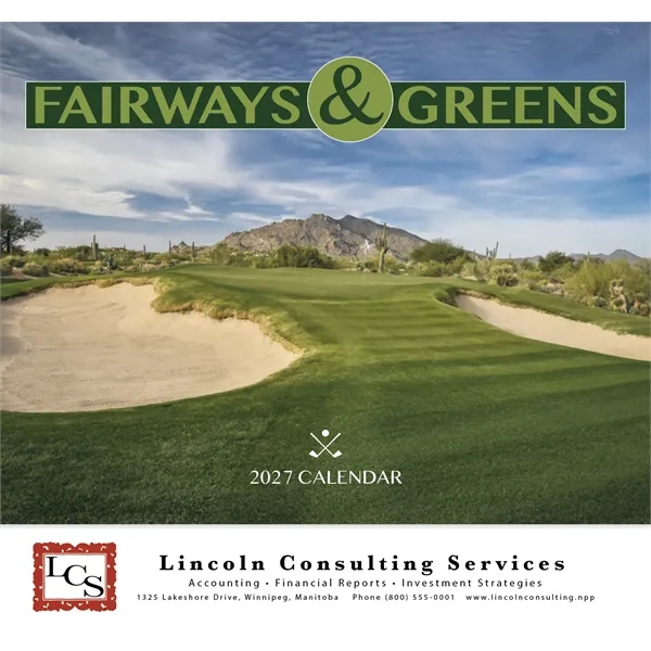 Good Value™ Fairways & Greens - Stapled Calendar