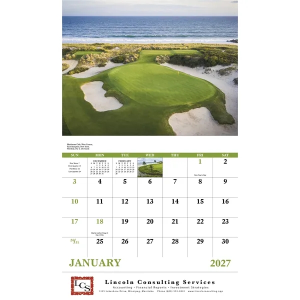 Good Value™ Fairways & Greens - Stapled Calendar