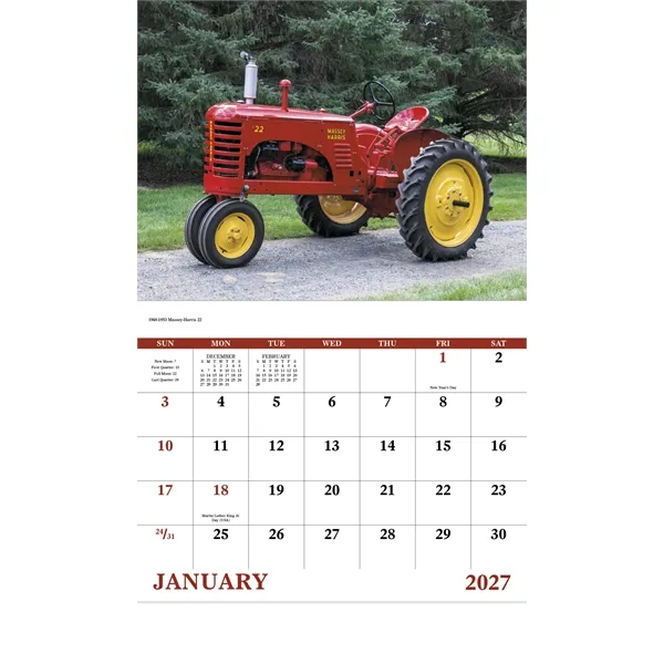 Good Value™ Classic Tractor - Stapled Calendar