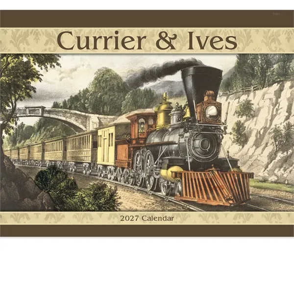 Good Value™ Currier & Ives - Stapled Calendar
