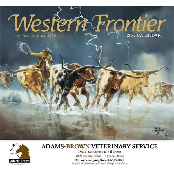 Good Value™ Western Frontier - Stapled Calendar