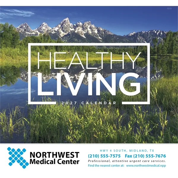 Good Value™ Healthy Living - Stapled Calendar