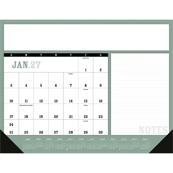 Triumph® Calendars Notes Desk Pad with Vinyl Corners