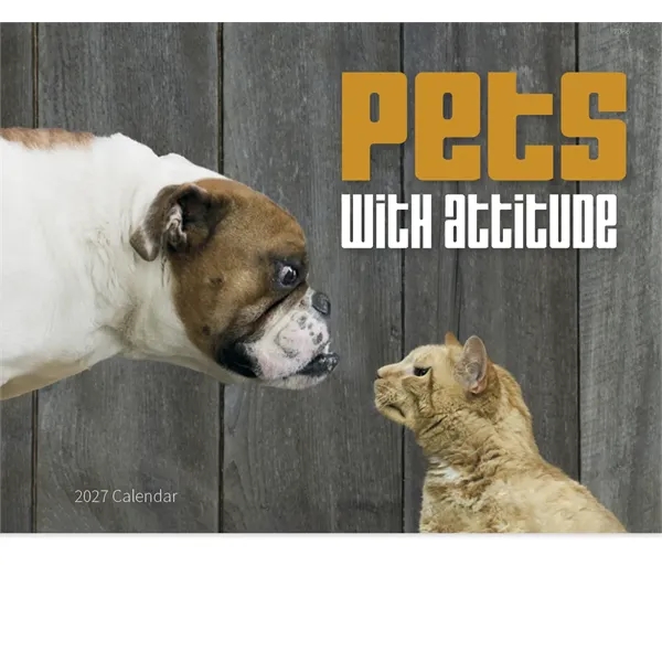 Good Value™ Pets with Attitude - Stapled Calendar