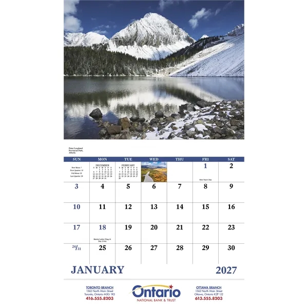 Good Value™ Scenic Canada - Stapled Calendar