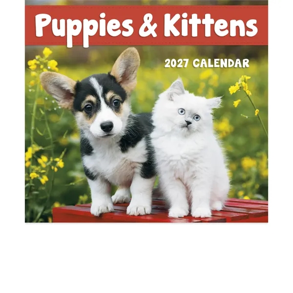 Good Value™ Puppies & Kittens - Mini Calendar