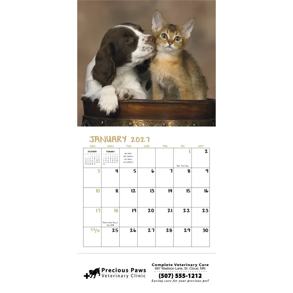 Good Value™ Puppies & Kittens - Mini Calendar