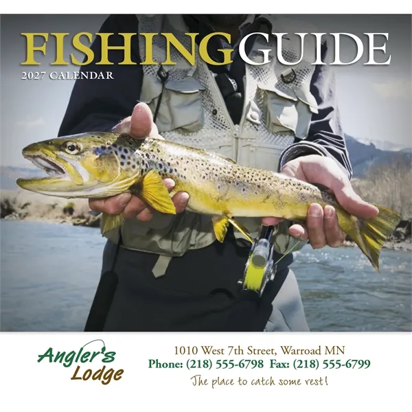 Products Fishing Guide Appointment Calendar - Stapled
