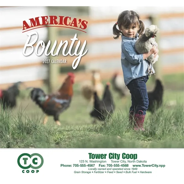Products America's Bounty Appointment Calendar - Stapled